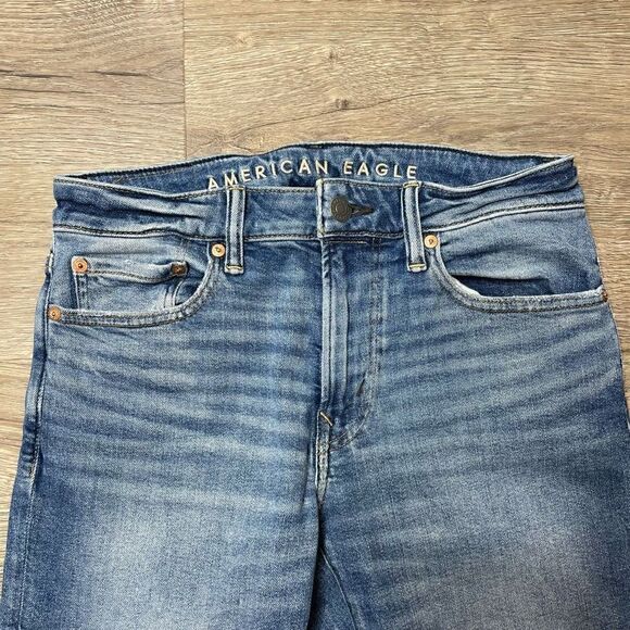 American Eagle Jeans Athletic Skinny Mens 29x32 (Measures 30x30) - Picture 2 of 9